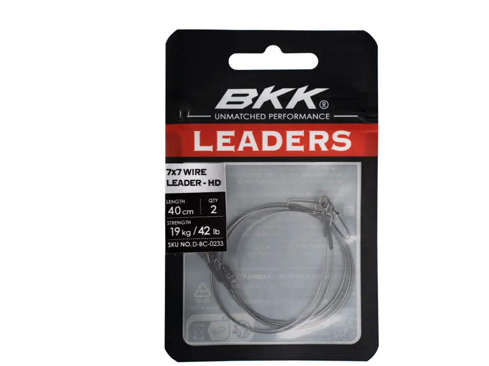 BKK 7X7 WIRE LEADER - HD (PIKE SNAP)