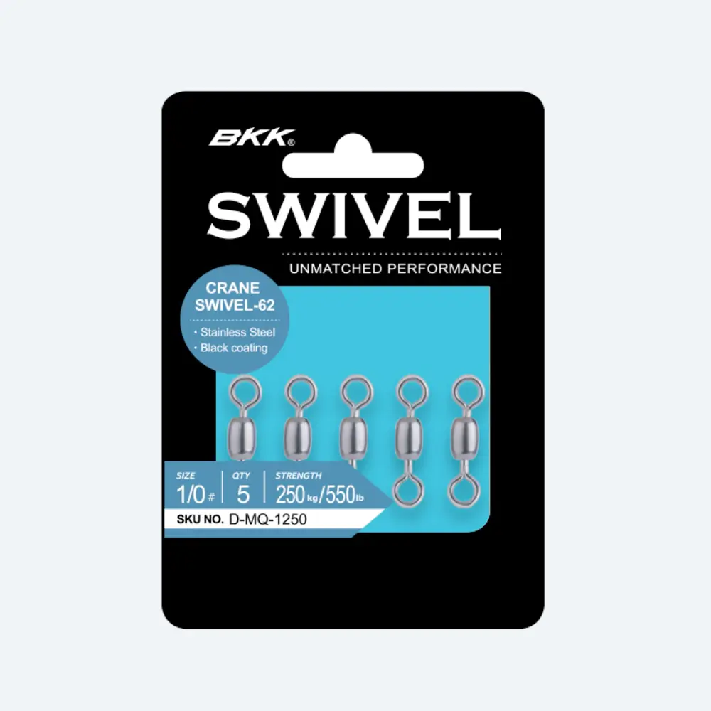 BKK CRANE SWIVEL-62 (STAINLESS STEEL, BLACK)