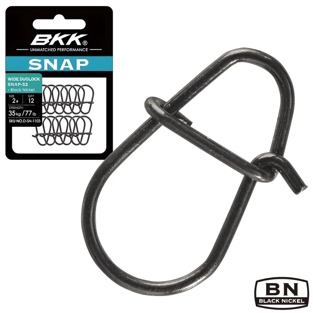 BKK WIDE DUOLOCK SNAP-52 (BLACK NICKEL)
