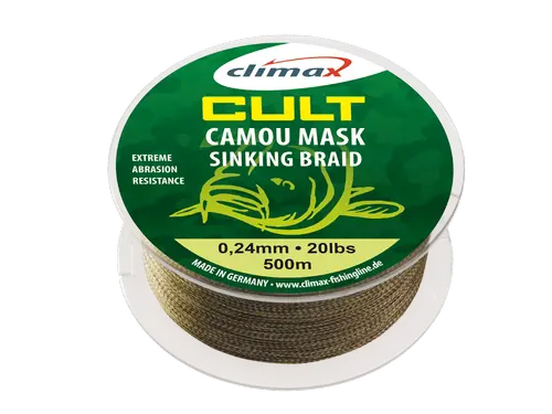 CLIMAX CULT CARP CAMOU-MASK SINKING BRAID